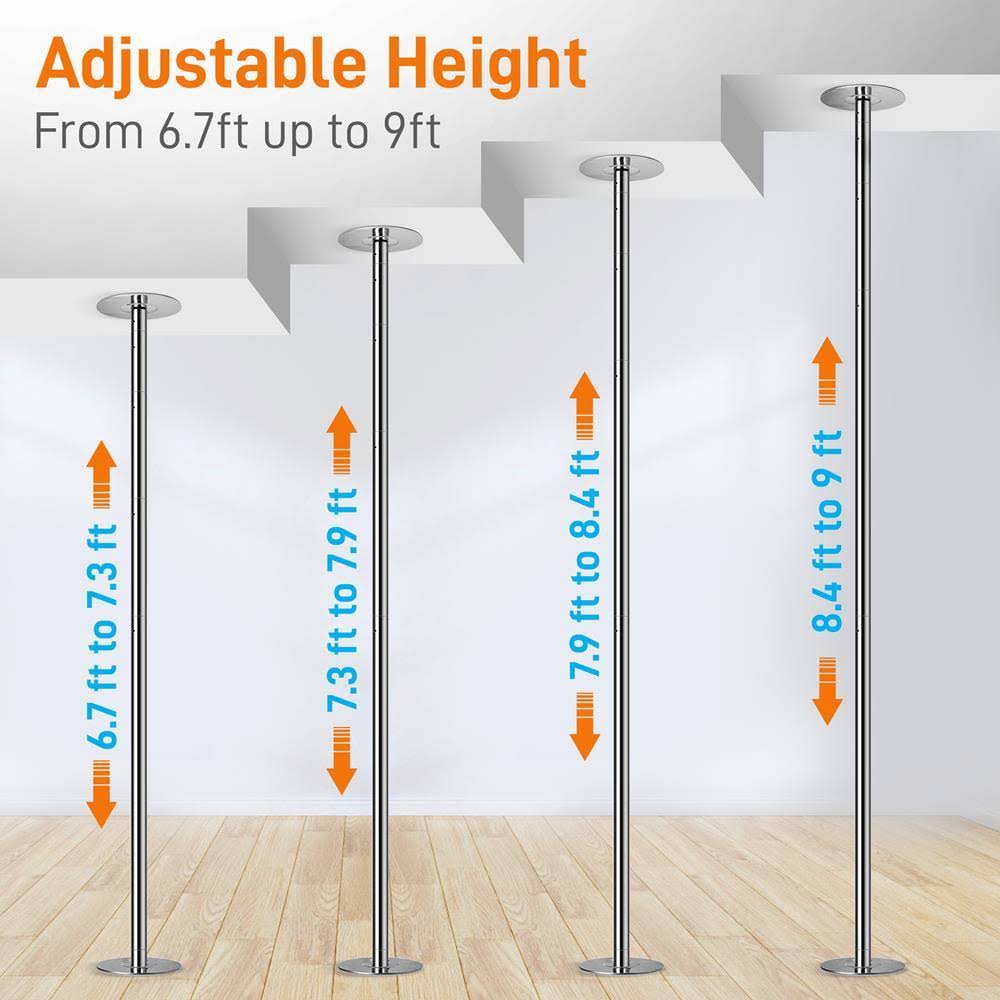 Serenelife Professional Upgrade Spinning Dance Pole