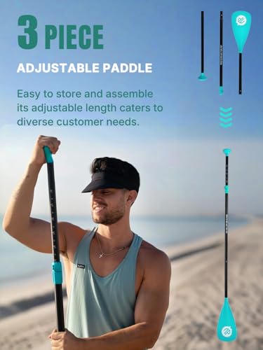 Niphean Inflatable Stand Up Paddle Board with SUP Accessories, Anti-Slip EVA Deck
