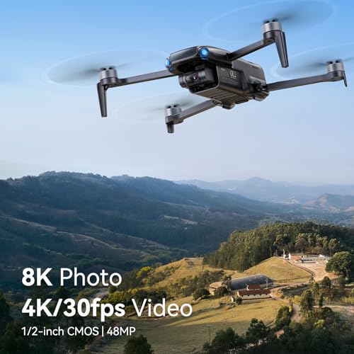 Ruko U11MINI 4K, Drones with Camera for Adults 4K Video 8K Photo, Under 249g, 3-Axis Gimbal EIS, 20000ft FPV Transmission, AI Takeoff/Landing