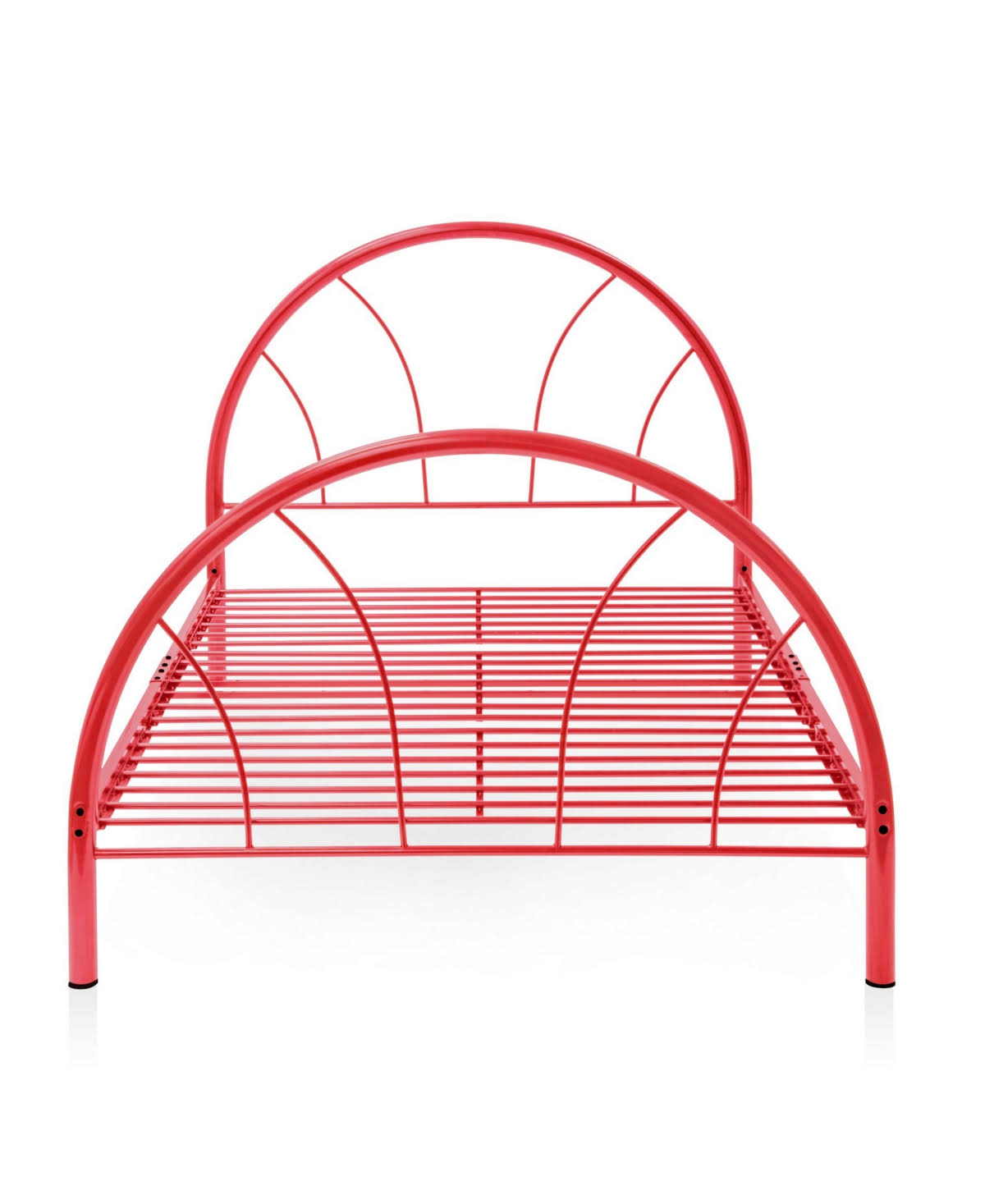Capelli Full Metal Arch Bed - Red