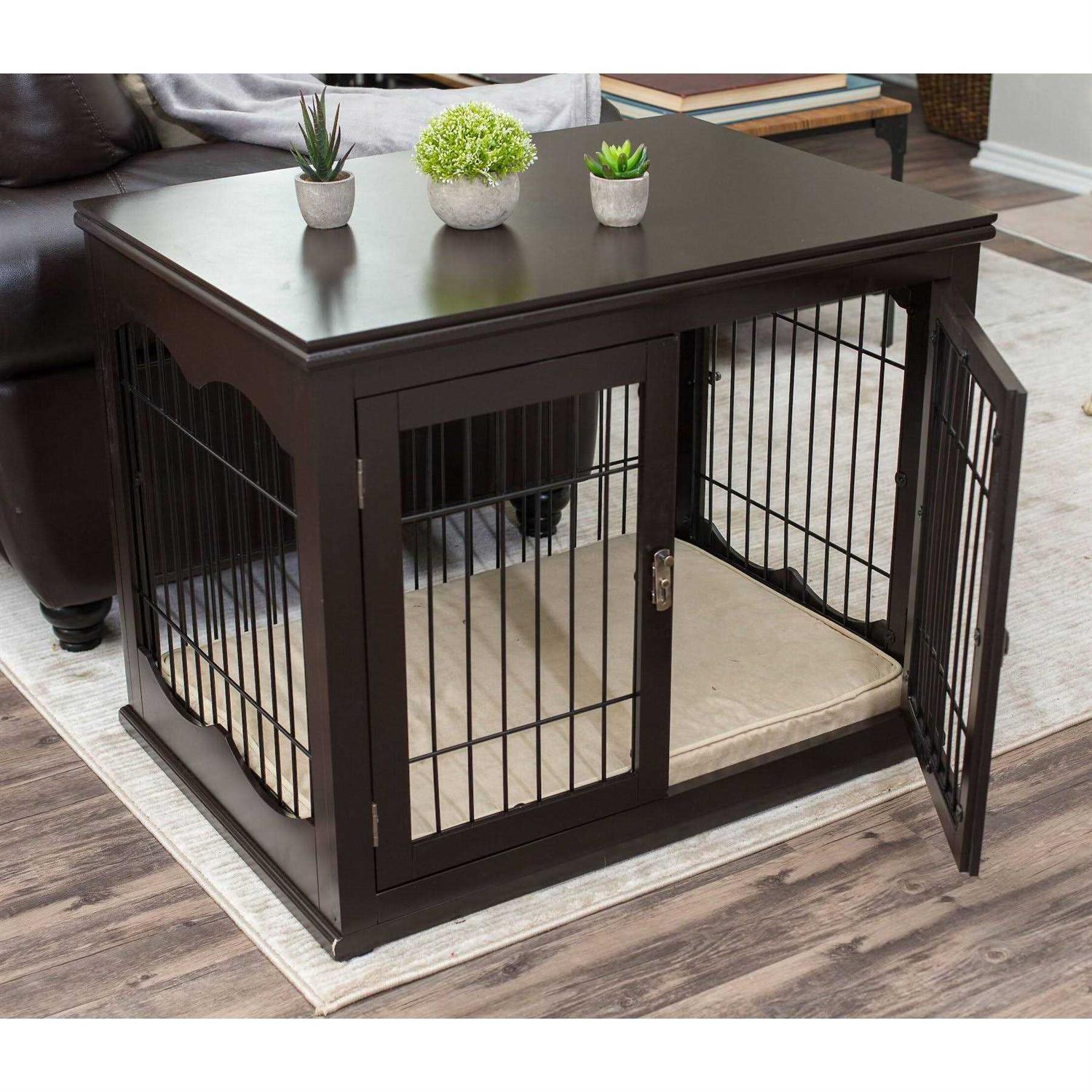 BirdRock Home Decorative Small Dog Kennel with Pet Bed - Pet Supplies online store