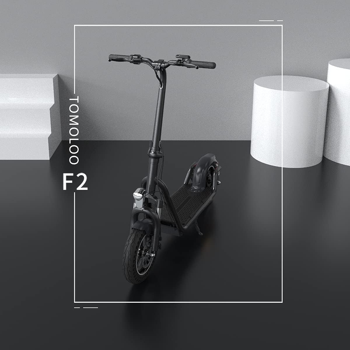 TOMOLOO Electric Kick Scooter - 350W Brushless Motor, 50 Miles Long-Range Battery, Foldable Scooter Electric for Commute and Trave