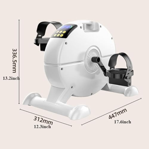 Exercise Bike Household Electric Exercise Bike Under Desk Bike Pedal Exerciser , Mini Exercise Bike for Arm/Leg Exercise