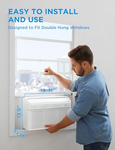 Midea 12,000 BTU Smart Inverter Air Conditioner Window Unit with Heat and Dehumidifier &ndash; Cools up to 550 Sq. Ft., Energy Star Rated