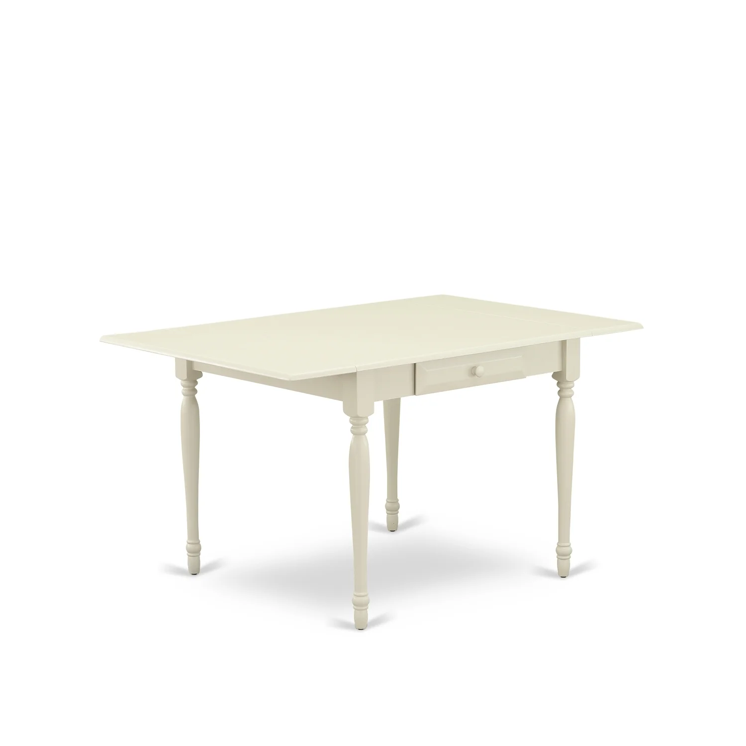 HomeStock Modern Motifs 5Pc Dinette Sets For Small Spaces Contains A Rectangle Table And 4-s Dining Room Chairs With Cream Color Fabric