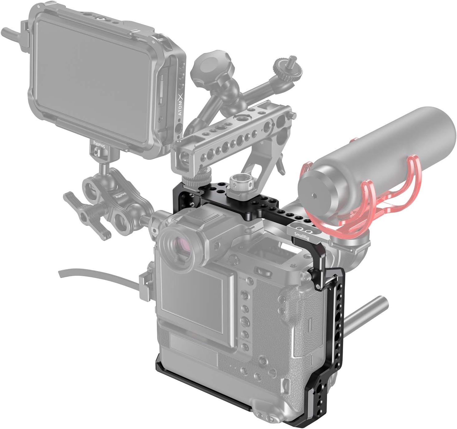 SMALLRIG Cage for Fujifilm GFX 100 with Cold Shoe and Strap Slot CCF2370