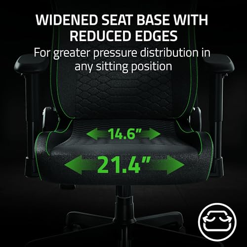 Razer Iskur V2 X Ergonomic Gaming Chair: Built-in Lumbar Support - Widened Seat Base - High Density Foam Cushions - Adjustable 152 Degree Recline