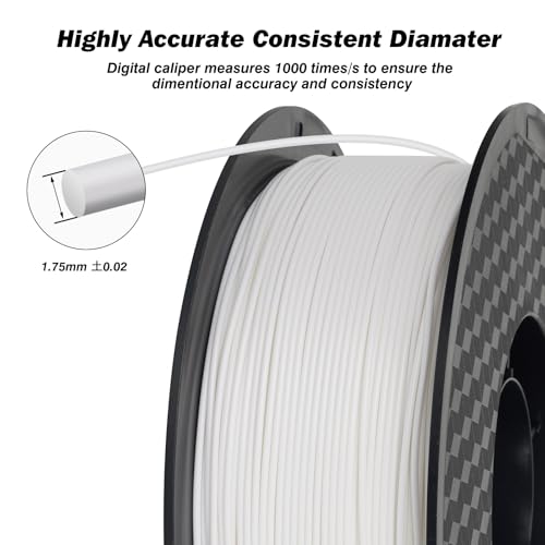Kingroon PLA 3D Printer Filament, 12Rolls, Dimensional Accuracy +/- 0.03 mm, 12kg Spool(26.4lbs)