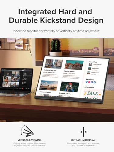 Portable Monitor 18.5 inch 120hz for Laptop