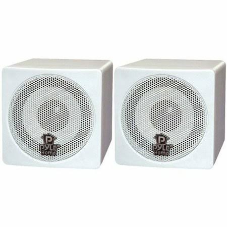 Pyle Pylepro Pcb3wt Mini Cube Speaker Cable100 W Pmpo Video Shielded White