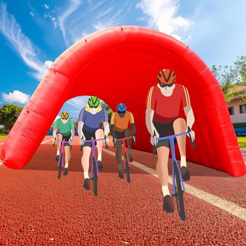 Inflatable Tunnel Sports Tunnel Entrance with Blower Football Tunnel Tent Entryway for Business Advertise Party Exhibition Promotion Street,Shop