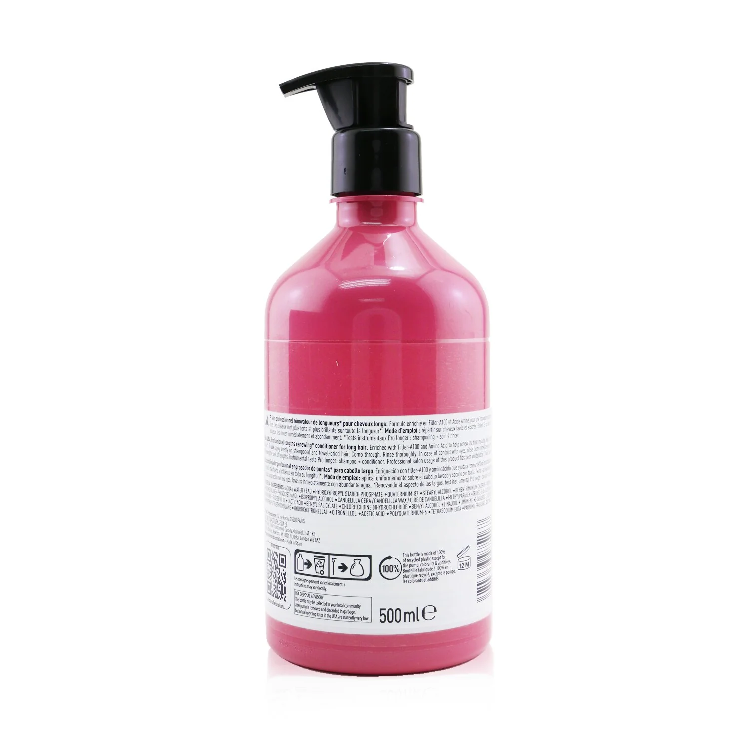 L'Oreal Professionnel Serie Expert - Pro Longer Filler-A100 + Amino Acid Lengths Renewing Conditioner (For Long Hair) 500ml/16.9oz