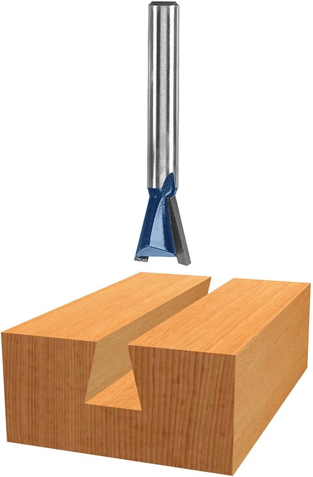BOSCH RBS006 1/4-Inch Shank Carbide-Tipped Multi-Purpose Router Bit Set, 6-Piece