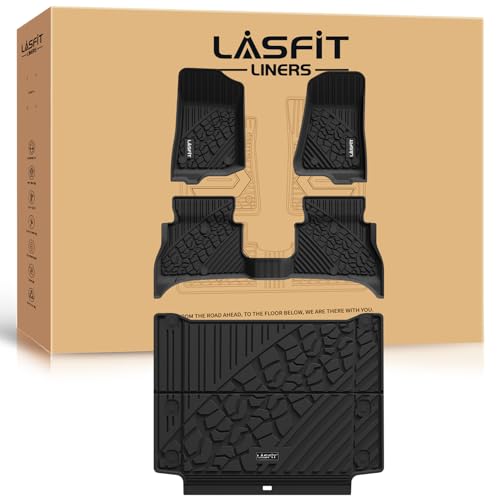 LASFIT Floor Mats & Trunk Mat for Jeep Grand Cherokee 2022-2025 5-Seat (Include 4xe, NOT for L)