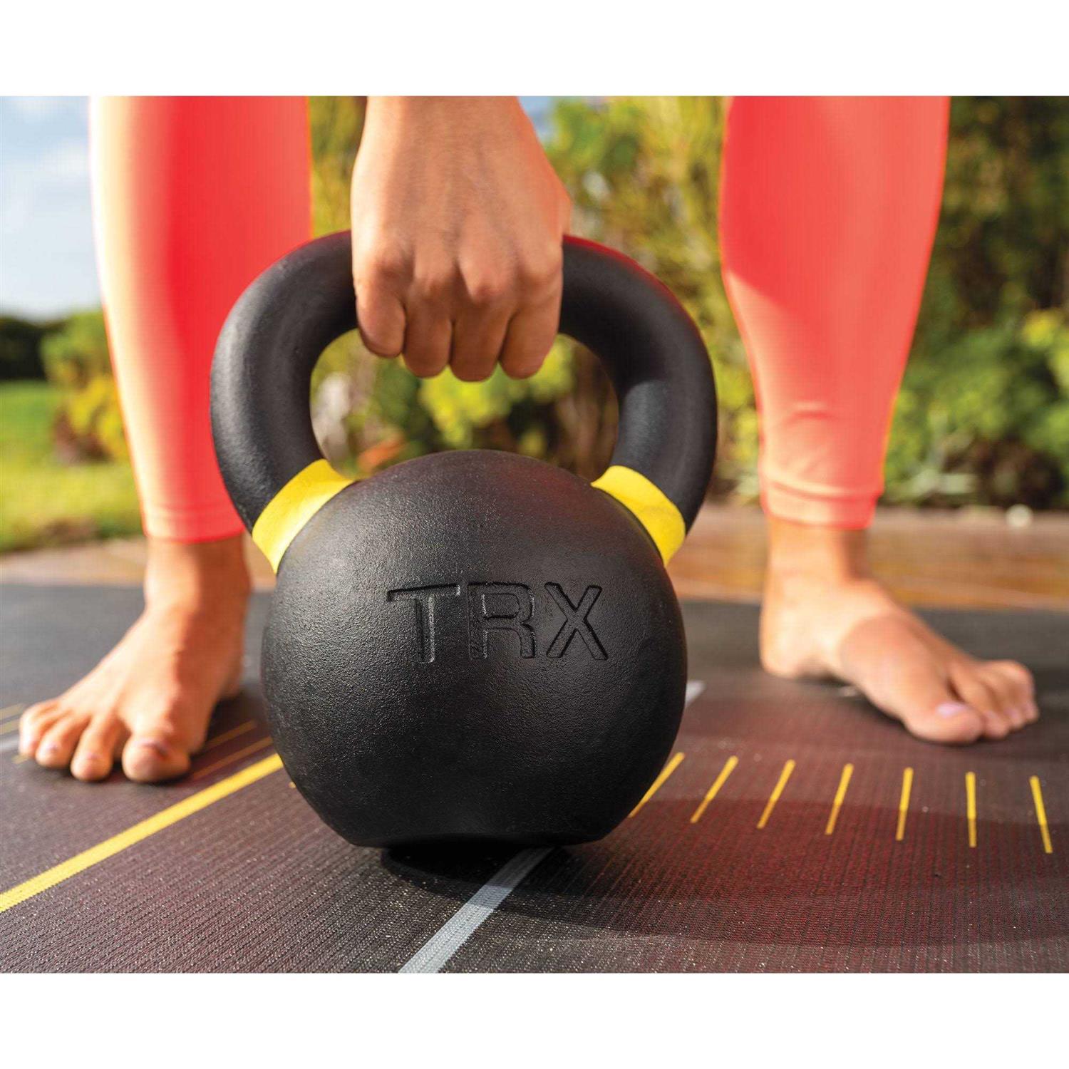 TRX Rubber Coated Kettlebell for Weight &amp; Strength Training - Sports Supplies Online Store