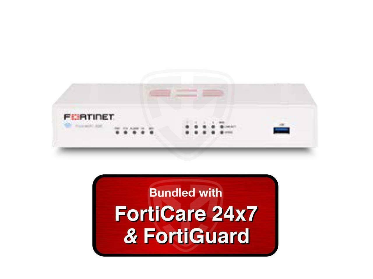 Fortinet FortiGate-30E / FG-30E Next Generation (NGFW) Firewall Appliance Bundle with 1 Year 24x7 FortiCare and FortiGuard