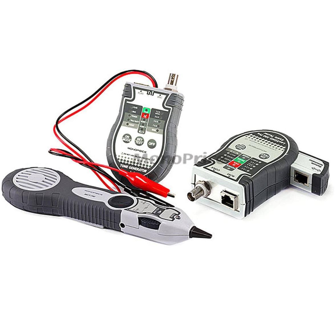 Monoprice LAN u0026 Coaxial Installation Kit w/ Tester u0026 Tone Generator