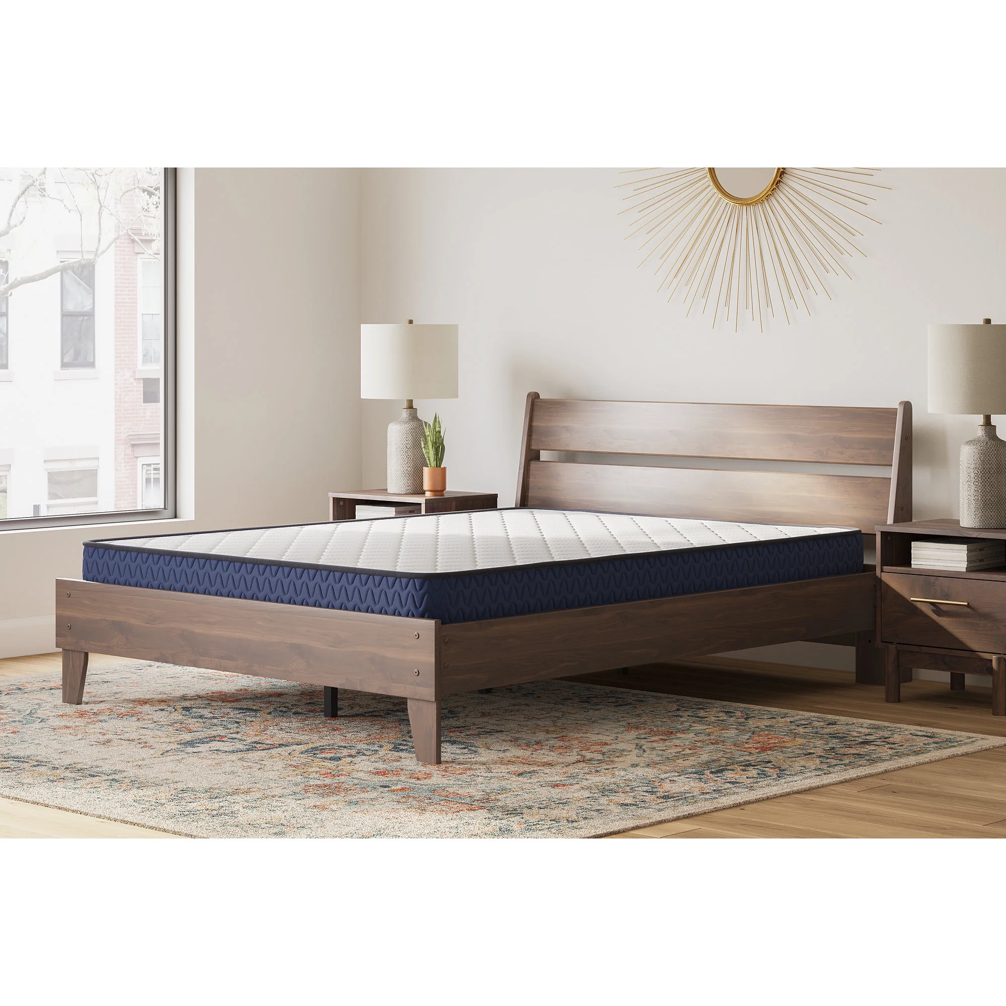 Signature Design by Ashley Firm Full Foam Mattress, White - Curated Treasures Market