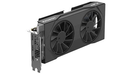 XFX Swift AMD Radeon RX 9060 XT OC Gaming Edition with 8GB GDDR6 HDMI 2xDP, AMD RDNA 4 RX 9060XT RX-96TSW8GBA