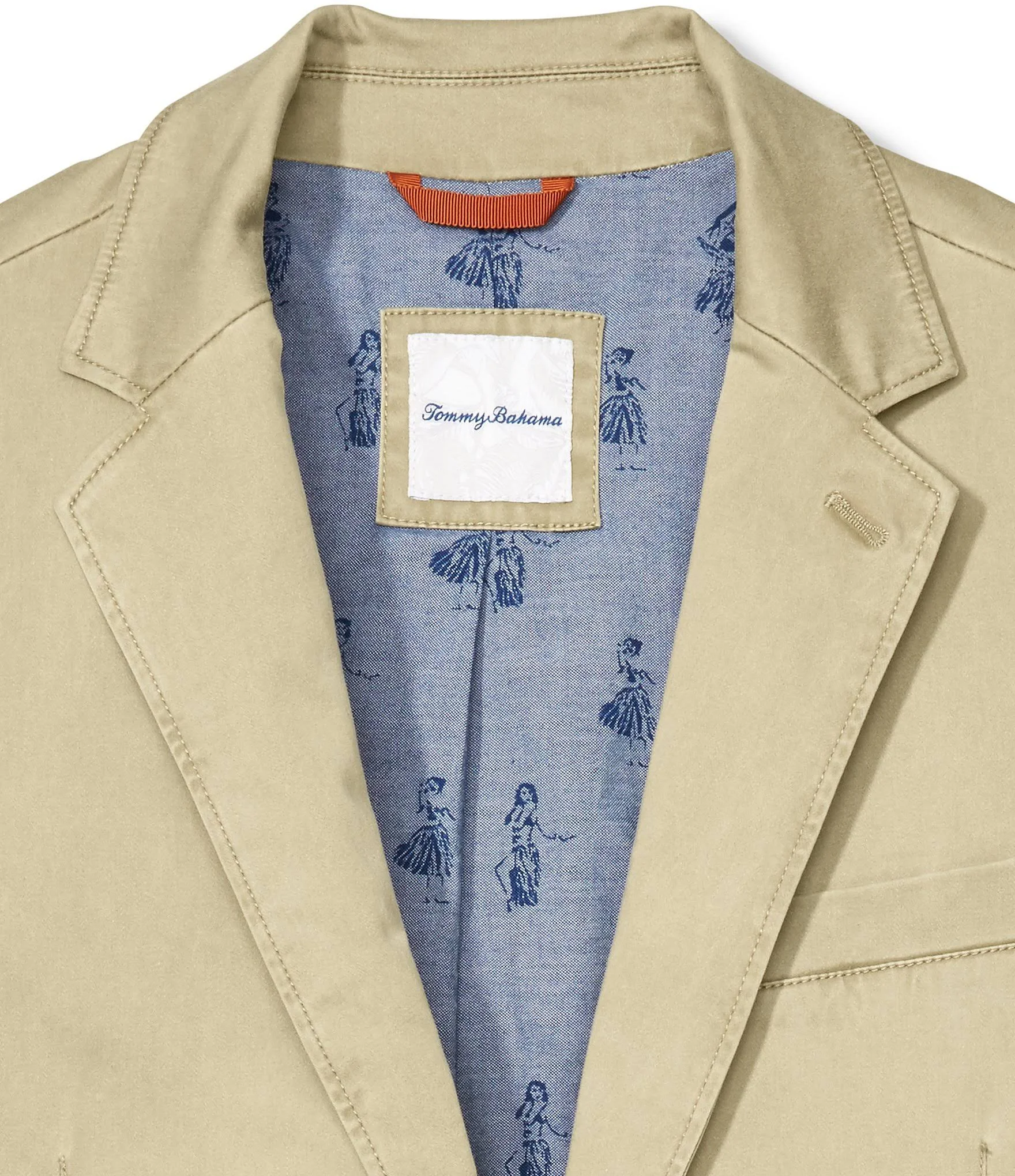 Tommy Bahama Boracay Stretch Sateen Blazer, Mens, 2XL, Bleached Sand