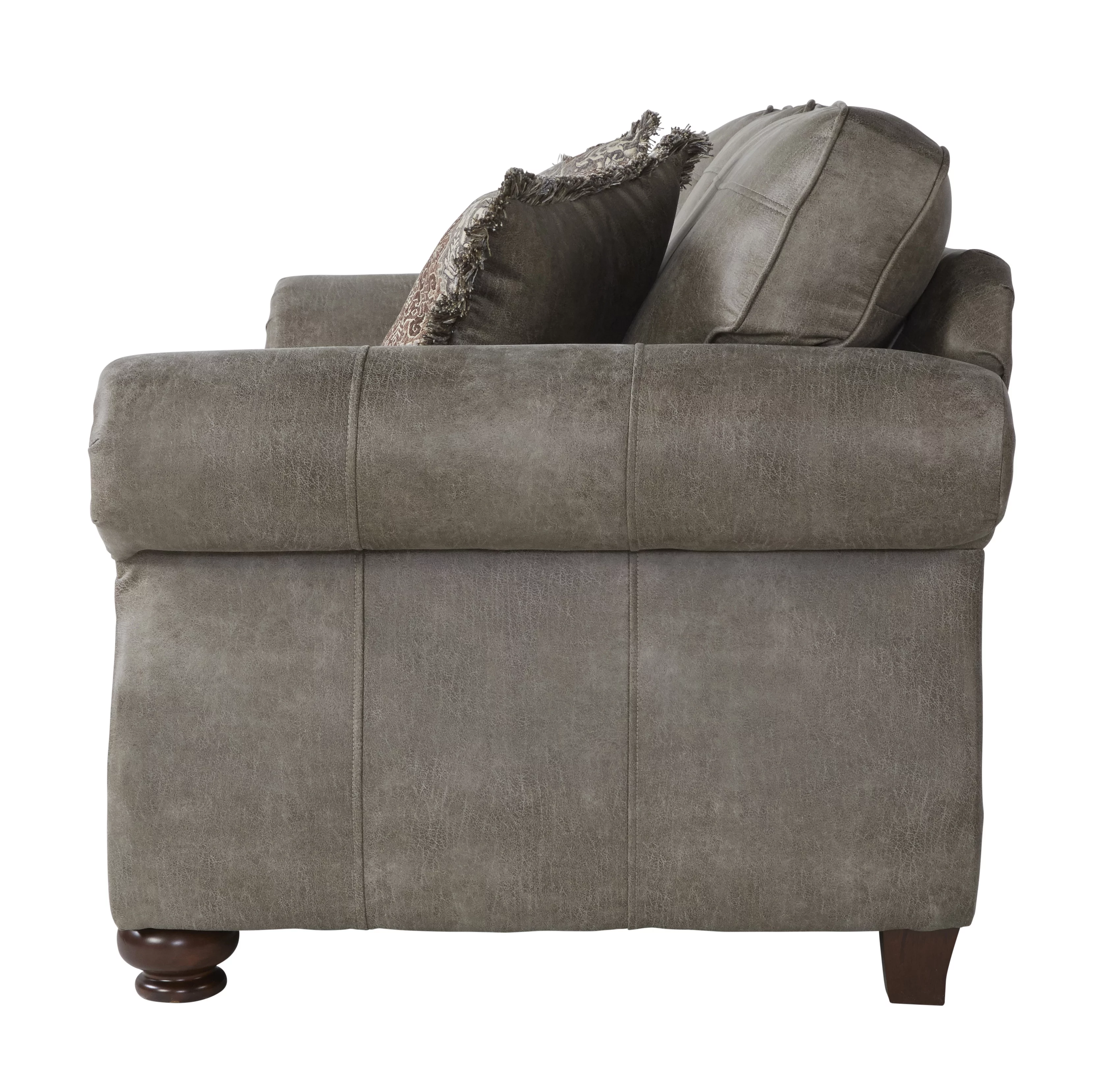 Roundhill Furniture Leinster Faux Leather Upholstered Loveseat