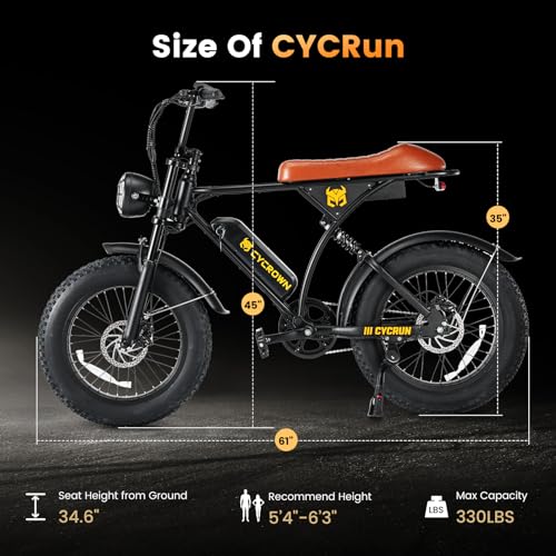 Electric Bike for Adults,Peak 1000W/1500W Motor,20/28MPH 55-150Mile ebikes for Adults with 10.4AH/13AH/26AH Battery