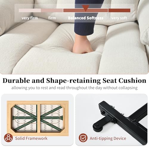 Small Power Lift Recliner for Elderly, Lift Chair Recliners, Electric Recliner Chairs for Seniors, Remote Control, Adjustable, Side Pocket (Navy Blue)