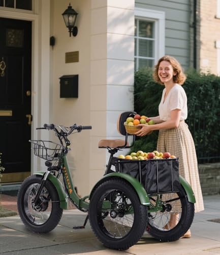 Adult Electric Tricycle Adult Tricycle 3 Wheel Bikes Adults Electric Three Wheel Bike - Radiant Selections