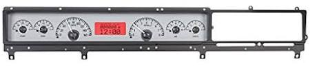 Dakota Digital 66 67 Ford Fairlane Car Analog Dash Gauges System Kit Black Alloy Blue VHX-66F-FAR-K-B