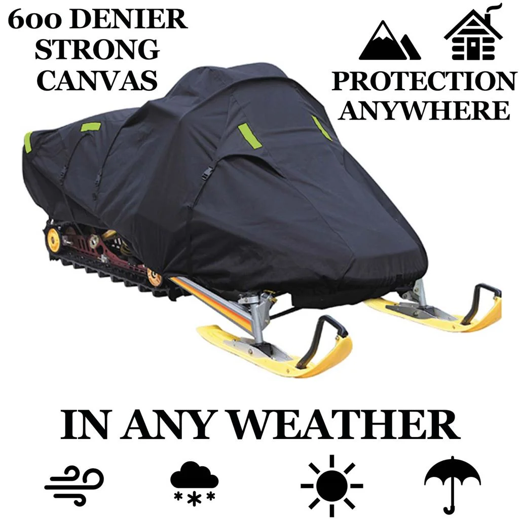 Snow Cover Compatible for 2014-2018 Ski Doo Bombardier snowmobile model MX Z TNT 900 ACE, Trailerable 600 Denier Snow Machine Sled Gear