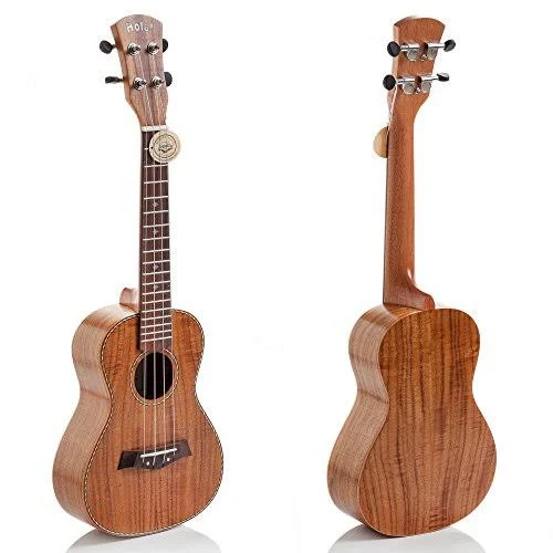 Hola! Music HM-127KA+ Deluxe Tenor Ukulele, Acacia w/Aquila Strings