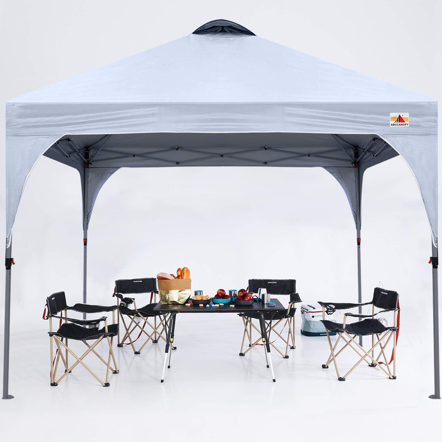 ABCCANOPY Outdoor Pop up Canopy Tent 10x10 Camping Sun Shelter-Series, White