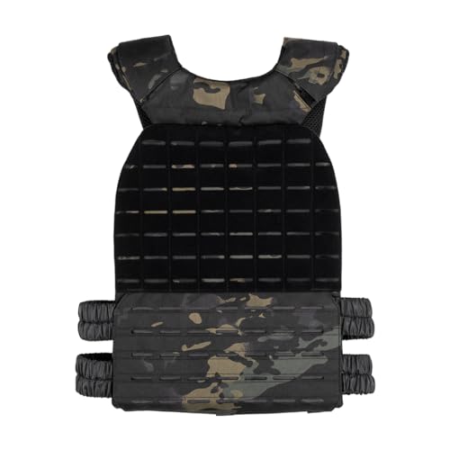 WOLF TACTICAL Adjustable Weighted Vest &ndash; WODs, Strength and Endurance Training, Fitness Workouts, Running