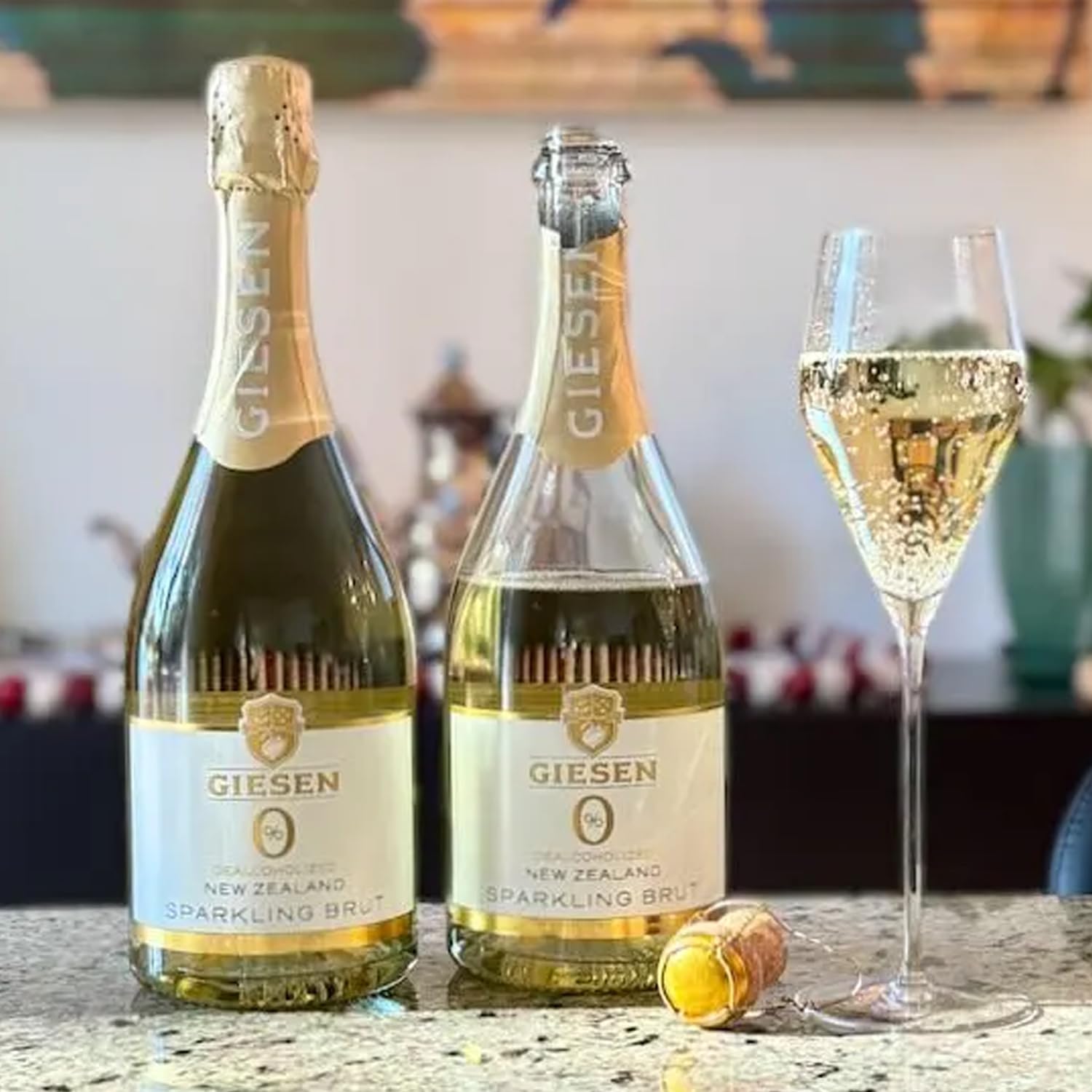 Giesen 0% Non-Alcoholic Dealcoholized New Zealand 750ml Sparkling Brut Wine Champagne | 6 PACK