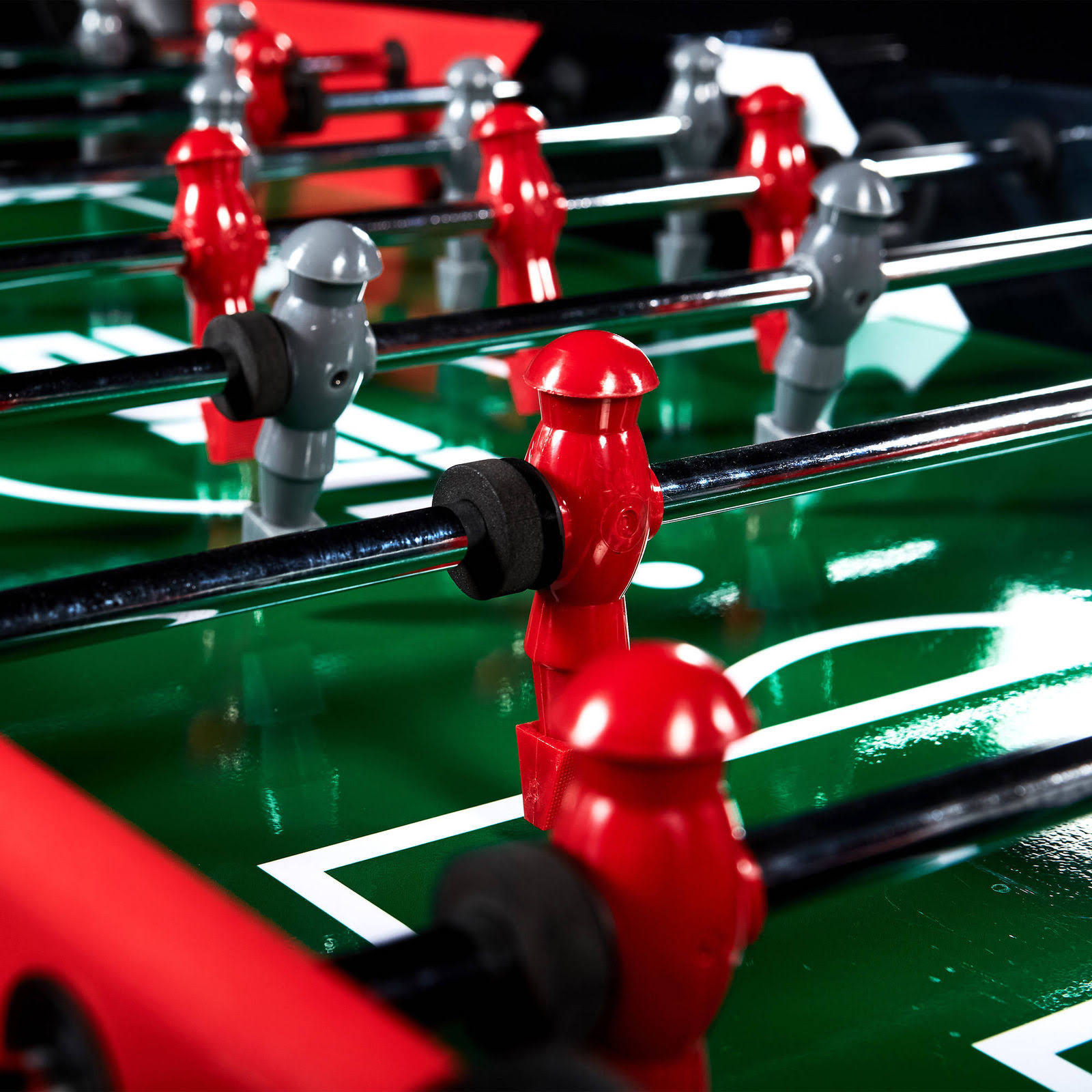 Espn 54-Inch Foosball Soccer Arcade Table with Bead Scoring and Accessories