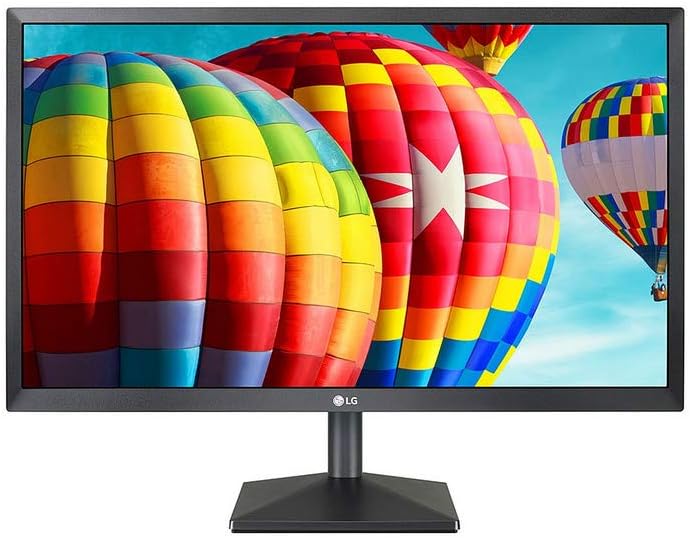 LG 24MK430H-B 24'' Class Full HD (1920 x 1080) IPS Monitor with AMD FreeSync Technology On Screen Control and Compact Bezel (HDMI, D-Sub