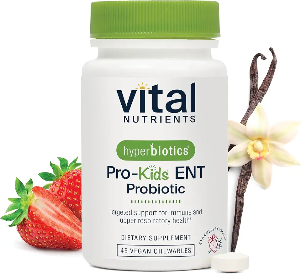 Hyperbiotics Vital Nutrients Pro Kids Probiotic ENT | Toddler Probiotics for Kids Ear