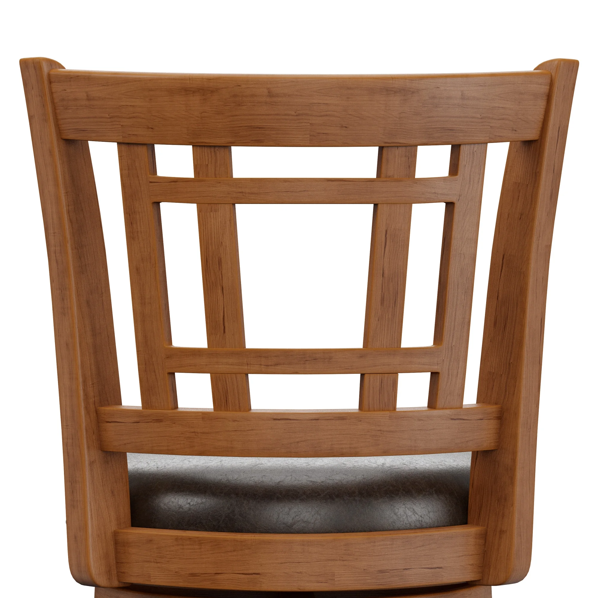 Hillsdale Furniture Fairfox Bar Stool with 360-Degree Swivel, Brown