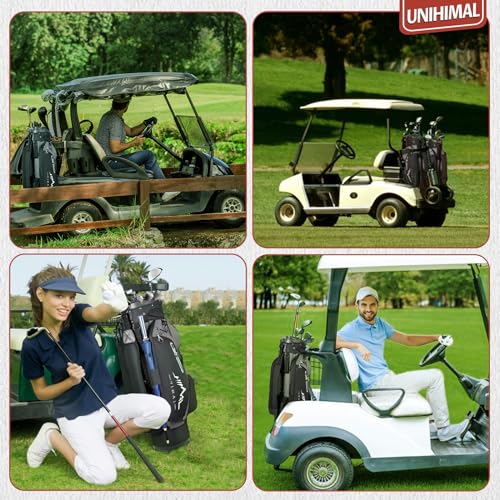 14-Way Golf Cart Bag Pro with Full Length Divider Top, Golf Bag for Men with Handles and Rain Cover