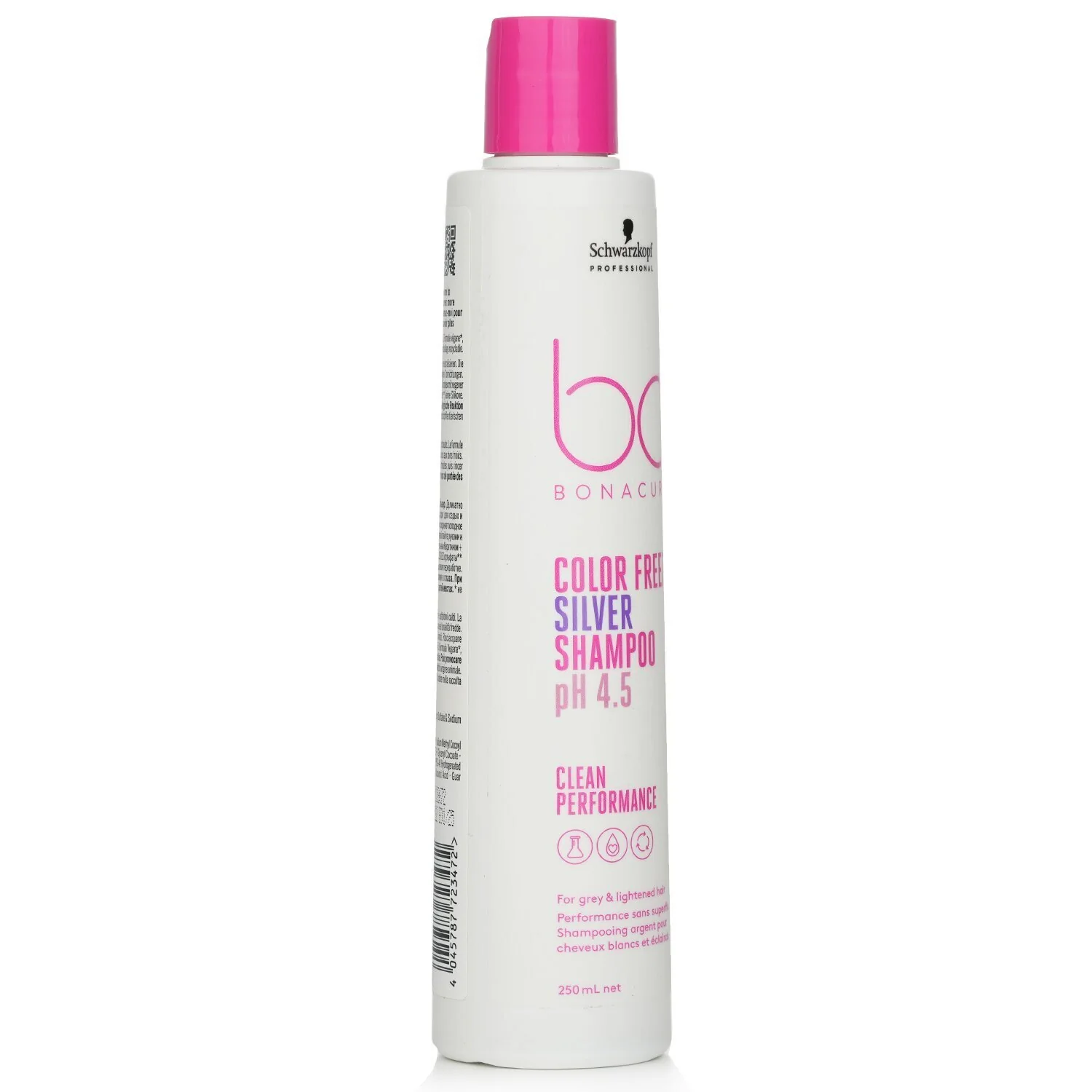 Schwarzkopf BC Bonacure pH 4.5 Color Freeze Silver Shampoo (For Grey & Lightened Hair) 250ml/8.4oz