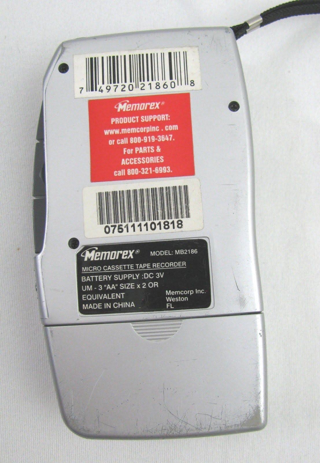 Memorex Micro Cassette Recorder