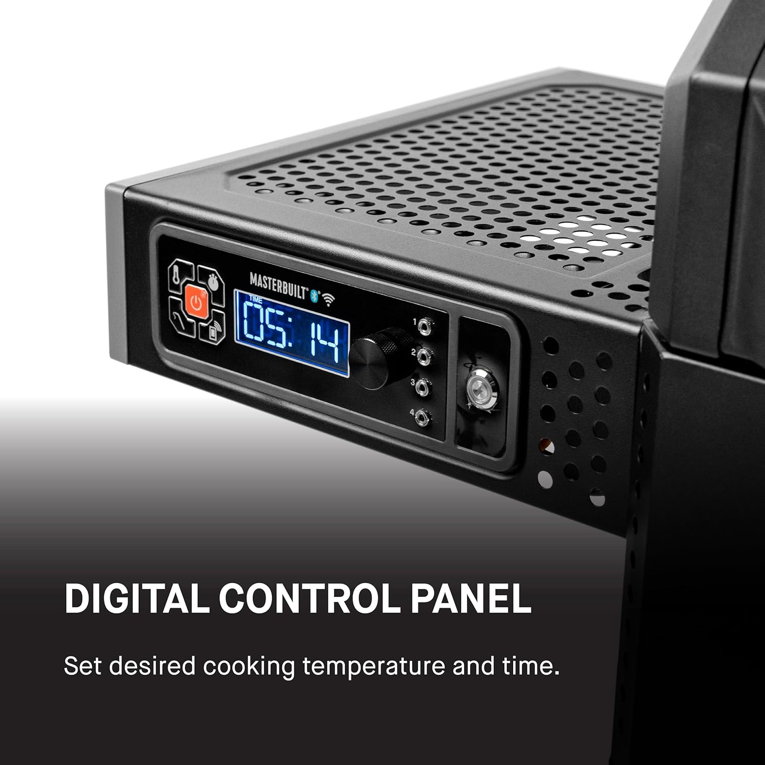 Masterbuilt AutoIgnite 545 Digital Charcoal Grill and Smoker Combo for Easy Grilling, Digital Control, App, Sear Plate