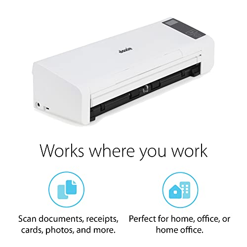 Doxie Pro DX400 - Duplex Document Scanner and Receipt Scanner for Home and Office with Amazing Software for Mac and PC