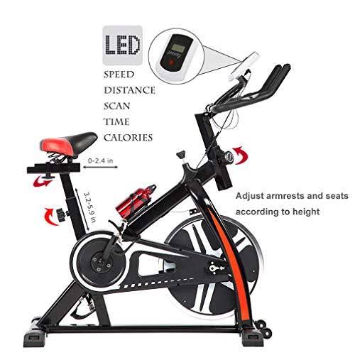 Black Bicycle Cycling Fitness Exercise Stationary Bike Cardio Home in