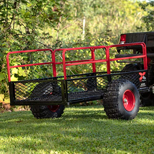 YUTRAX® HC1750 Trailer, Heavy-Duty Trailer, 1750 lb. Load Capacity, Heavy-Duty Steel Construction, Haul 28 Cub Feet, Minimal Assembly