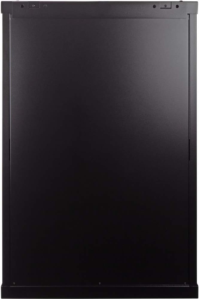 NavePoint 18U Deluxe IT Wallmount Cabinet Enclosure 19-Inch Server Network Rack with Locking Perforated Door 24-Inches Deep Black