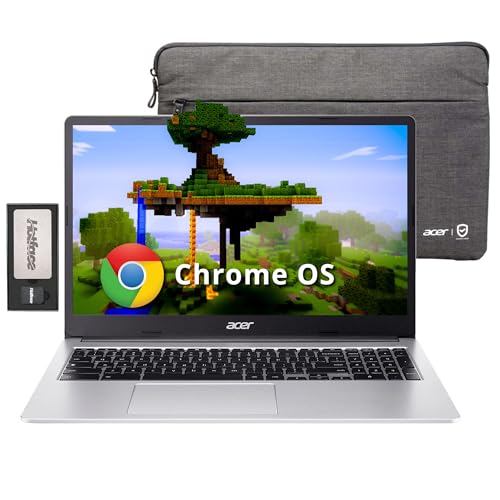 Acer Chromebook 315 Laptop | Intel Celeron N4500 | 15.6" Full HD IPS Display | Intel UHD Graphics | 4GB LPDDR4X | 64GB eMMC | Intel Wi-Fi 6 | DTS