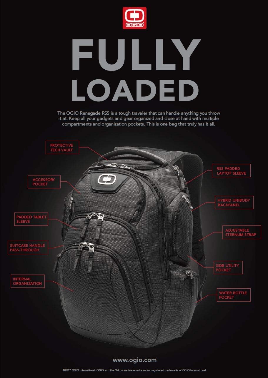 OGIO Renegade Backpack (Renegade , Dark Static)