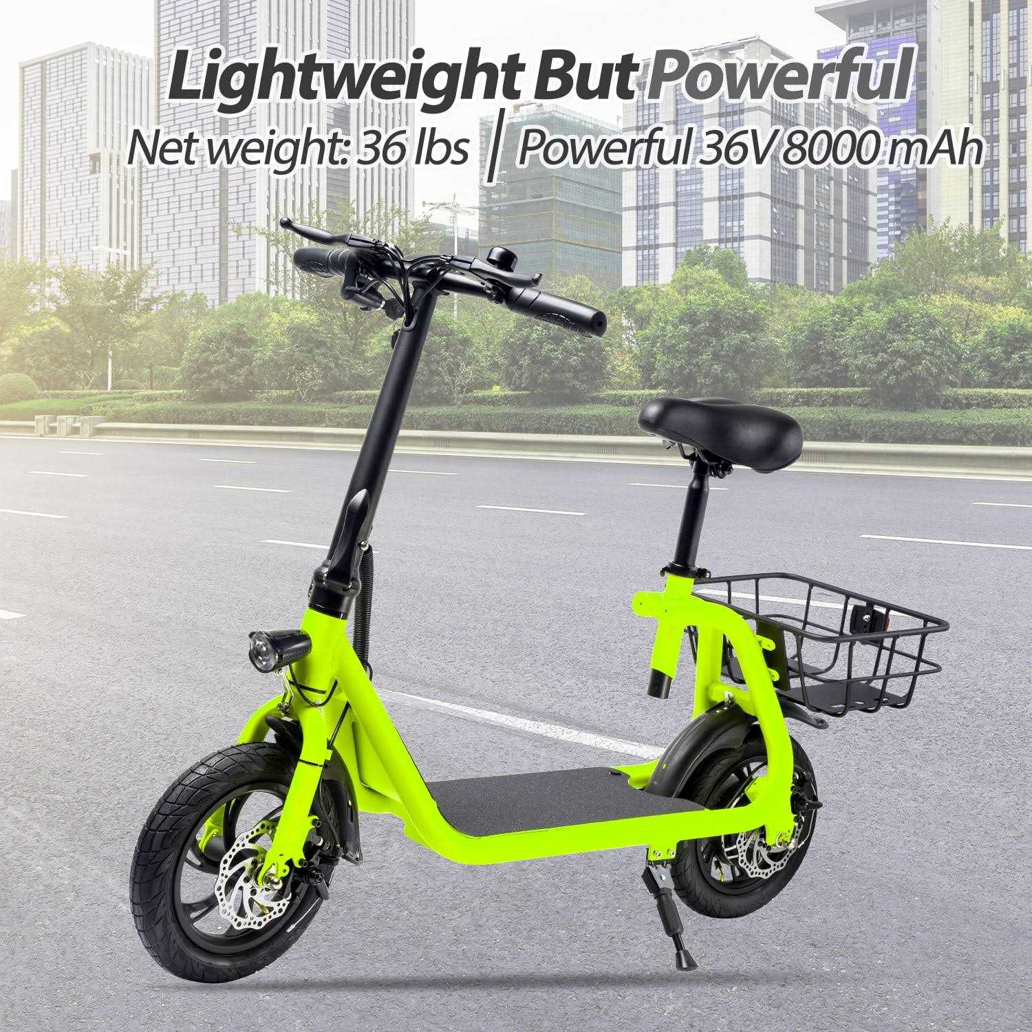 Borntech Electric Bicycle for Adults Electric Bike E-Bike Commuter Foldable Electric Scooter with Seat - Sports Supplies Online Store