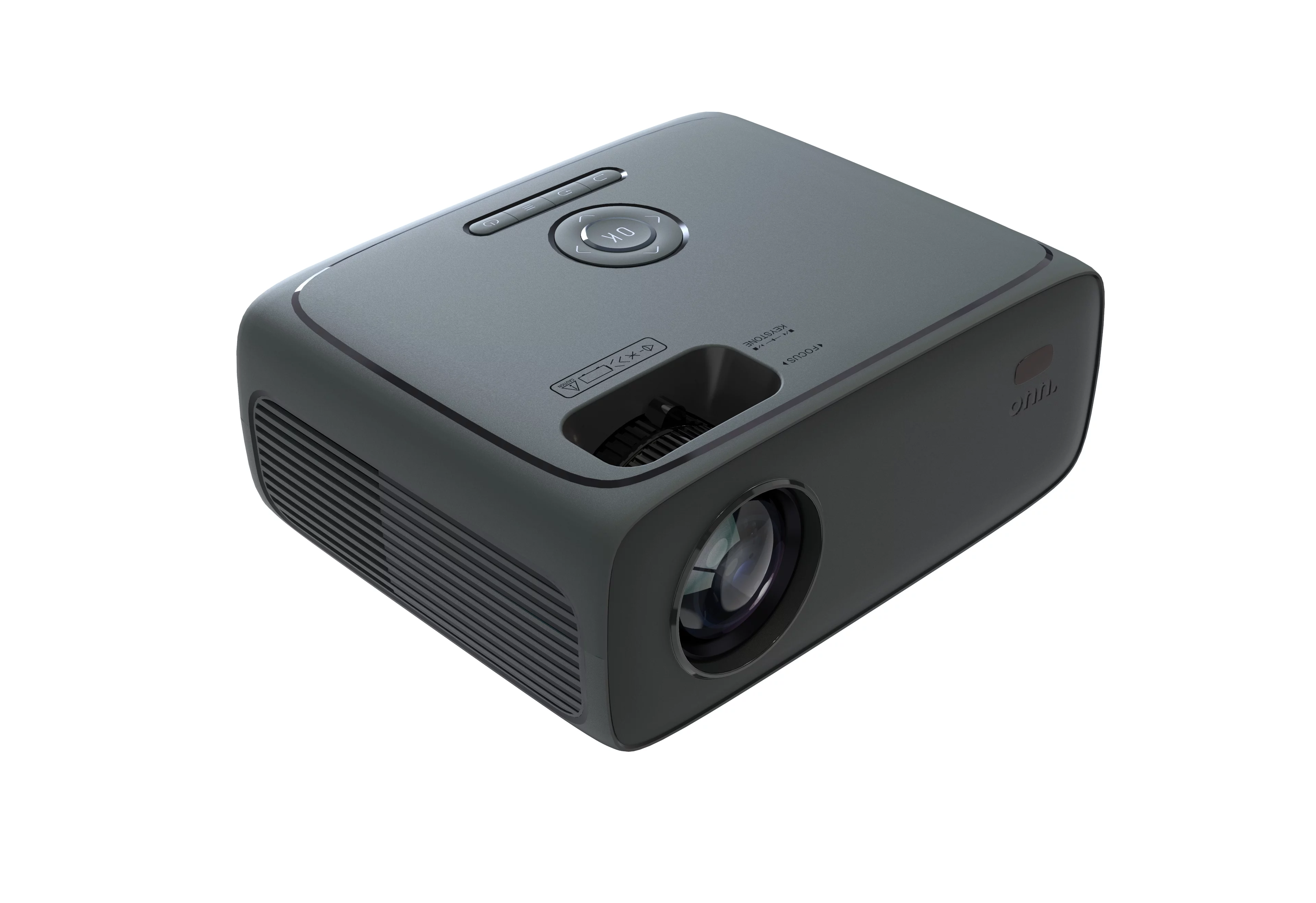 onn. 720P HD LCD Home Theater Projector with 6' HDMI Cable, Black, 100096801